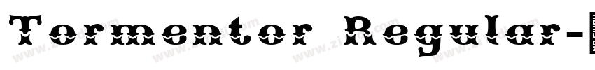 Tormentor Regular字体转换